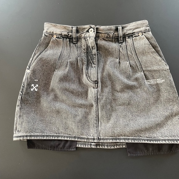 Off-White Dresses & Skirts - Off-White Denim Mini Skirt
